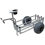 Angler's Fish-N-Mate 686 Large Fishing Cart with Grey Poly Wheels