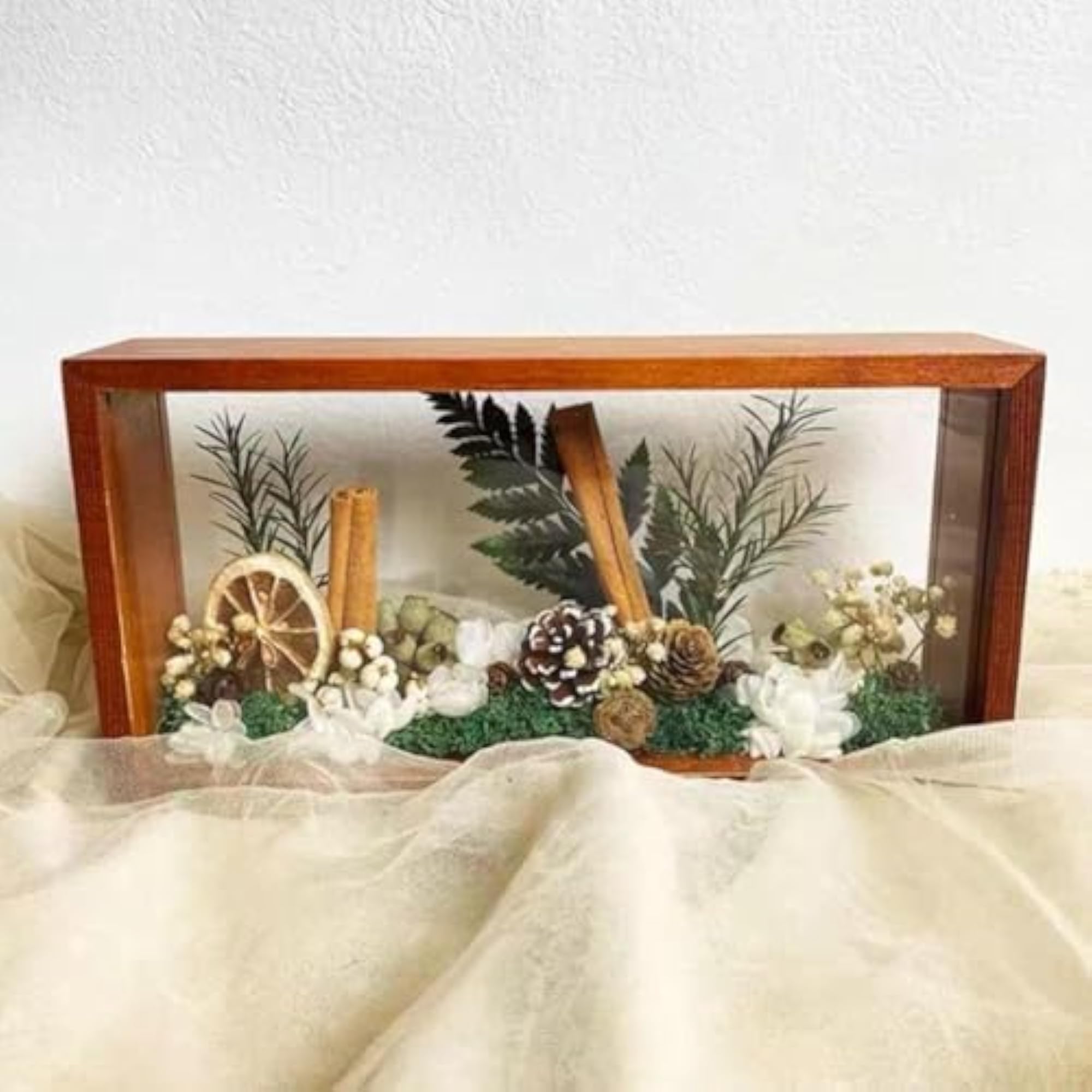 Wooden Shadow Box Frame for Tickets and Awards