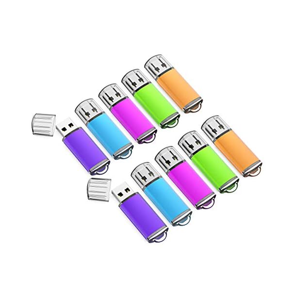 K&ZZ USB-Stick, USB-Stick, 16 GB, 16 GB, 10 Stück, 16 GB, mehrfarbig