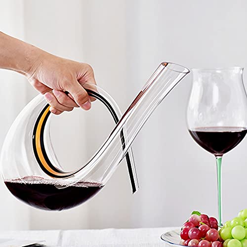 Creative Glass Decanter 1500ml rode wijnkarafen geschenkdoos loodvrij glas wijn geschenk geschikt voor allerlei soorten… - Afbeelding 5