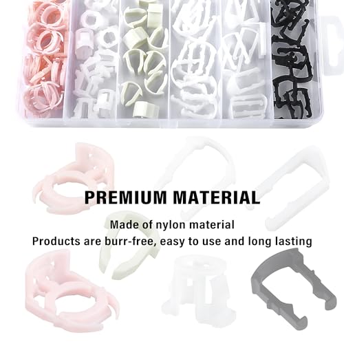 160PCS Car Fuel Line Clips,7 Size Nylon Fuel Line Repair Kit Replacement 3/8" & 5/16" Fuel Line Clamp,Durable Fuel Hose Retainer Clips Compatible with Ford GM Chrysler - Image 6