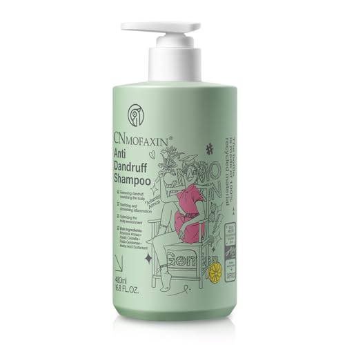 Anti Dandruff Shampoo – Scalp Deep Cleansing, Excess Sebum Care, Natural Ingredients – For Women & Men, Soothes Itchy, Dry Scalp, 16.8 fl.oz