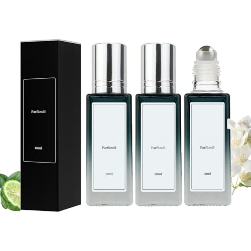 Lot de 3 parfums Alpha Phéromones Homme, Roll-on Phéromones Parfum Homme, Alpha Parfum Homme, Secret Pheromone Perfume Collection