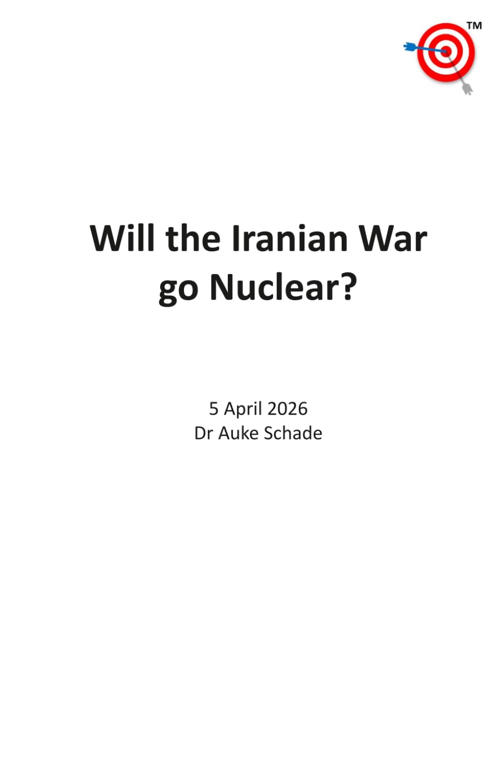 Will the Iranian War go Nuclear?: Synthesis Nemonik Thinking and Google AI