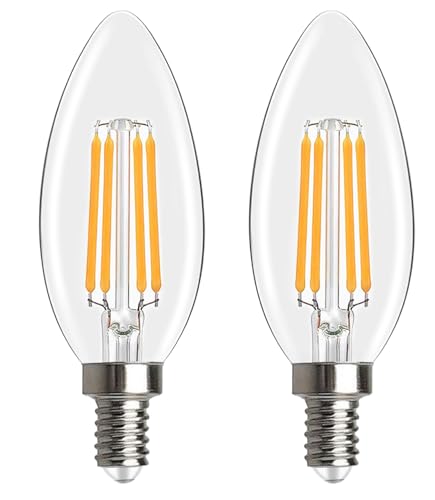 AOOABO TECH E14 Dimmable LED Candle Bulb 4W