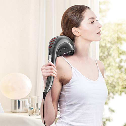 Hangsun MG460-US Handheld Neck Back Massager Mg460 Deep Tissue Percussion Massage For Shoulder, Leg, Foot, Muscles, Electric Double Head Full Body Massagers thumb #5