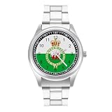 Bandiera del Galles - Orologio da polso da uomo, analogico, al quarzo, in acciaio inox