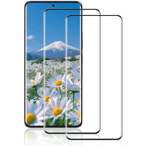 Beukei Protector de Pantalla Compatible con Xiaomi 13 Ultra, 2 Piezas Tempered Glass[Dureza 9H][Antihuellas][Antiarañazos][Ultra Claro] Plastico Protector