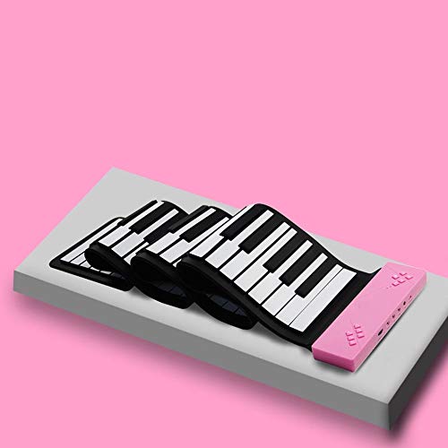 Piano roulé à la Main 88 Key Piano Pliant Main Piano Roll Adulte Accueil débutantes Entrée Épais Convient pour la Maison et la Maternelle (Color : Pink, Size : 135×17.8cm) - Les Beatles, Paul McCartney, John Lennon, RIngo Starr, George Harrison Piano roulé à la Main 88 Key Piano Pliant Main Piano Roll Adulte Accueil débutantes Entrée Épais Convient pour la Maison et la Maternelle (Color : Pink, Size : 135x17.8cm) – Image 3
