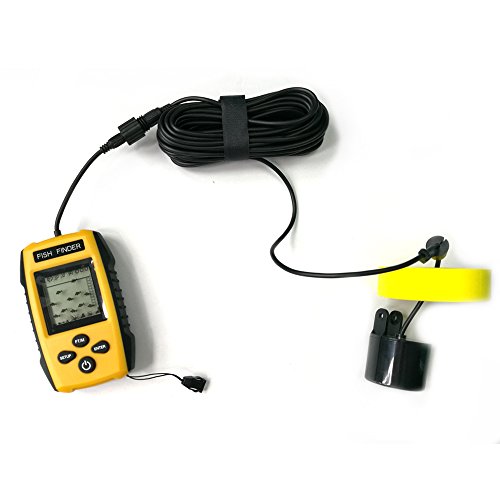 Image of Fish Finders Sonar Portable Fish Detection Sonar Sensor 100 m Depth Interval Ocean Sea Fishing Lake, Boat, Ice Fishing and Bank Fishing