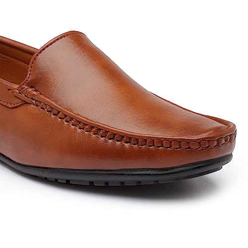 Image of Action-DRIVE-41 Lightweight Comfortable Synthetic Leather Loafers for Men