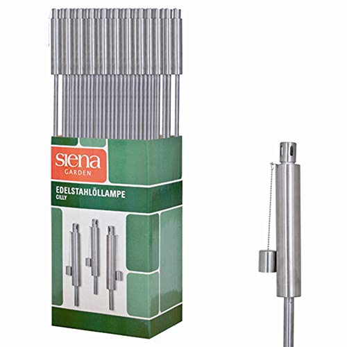 Preisvergleich Produktbild Siena Garden Cilly Öllampe, Silber
