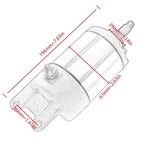 Démarreur de moteur ATV haute résistance compatible TRX300FW FourTrax 31200-HC4-033