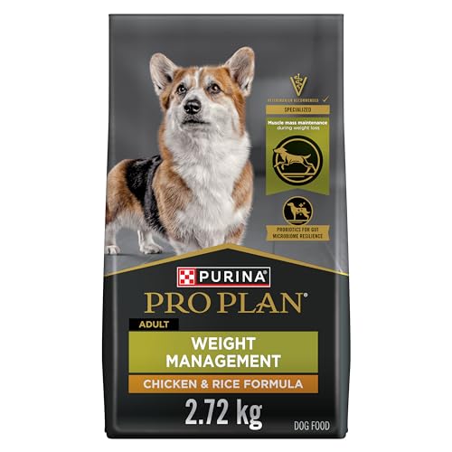 Pro Plan Dry Dog Food, Weight Management, Chicken & Rice 2.72 kg