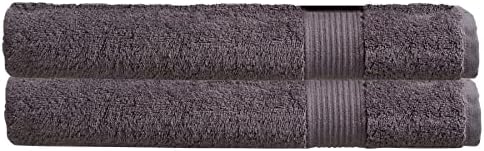 Olivia Rocco Egyptian Cotton Towels Home Bathroom Towel Set Bale Fade Resistant 500gsm Home Collection Bales Bath Sets, 2 Hand Towels Ochre