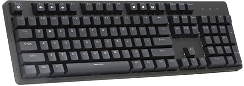 IROK FE104 Q[~OL[{[h Ԏ É104L[ tL[ obNCg񓋍 pz L USB Type-A Type-C JjJL[{[h t[eBOL[{[h }OlbgJo[ (BLACK^Ԏ, 104L[)