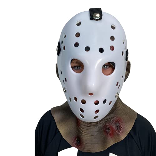 Teenage Rotting Hood Masker, Jason, Halloween, Crystal Lake Killer, Open gezicht - Image 3