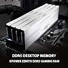 Memoria RAM Silicon Power DDR5 32GB (2x16GB) Zenith 6000MT/s (PC5-48000) 288 pines CL30 1.35V UDIMM para Desktop, Blanca SU032GXLWU60AFDGSW 4