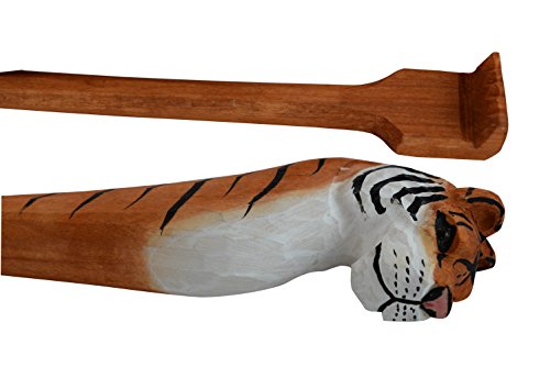 Zurück Scratcher Tiger in Handarbeit aus Holz Rückenkratzer für Männer jeden Alters (Tiger) Cover