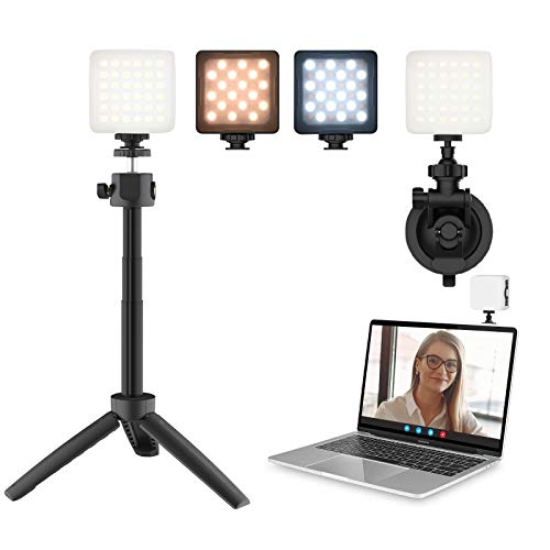 Get Discount 70% Price Video Conference Lighting Kit,FLASHOOT Laptop Light with Suction Cup & Tripod & Extension Pole for Video Conferencing,Remote Working,Zoom Call,Self Broadcasting,Online Meeting,Photography,Live