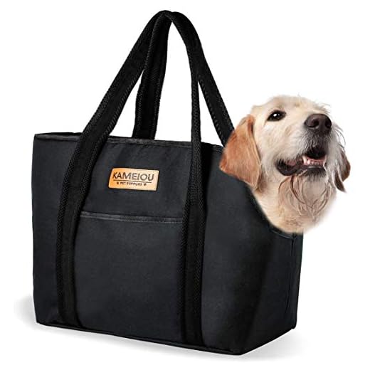 Pet Dog Purse Tote Carrier Bag for Small Medium Dogs Travel Soft-Sided Purse Carriers with Pockets Safety Tether Stand Pedal Portable Dog Sling Tote Carriers Purse for Small Dog Outdoor Doggy Carriers