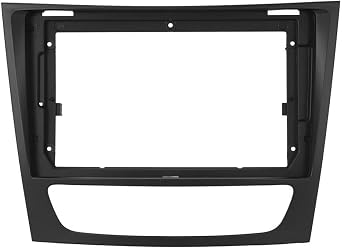9 INCH 1/2 Din Car Stereo Dash Kit Fitting Adaptor Facia Panel Frame Trim Compatible with E Class W211 1999 2007 Models