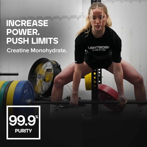 Image of Bulk Creatine Monohydrate 200g (0.44 lb) - Unflavoured Pure Supplement for Muscle Strength & Performance -Vegan, Non-GMO