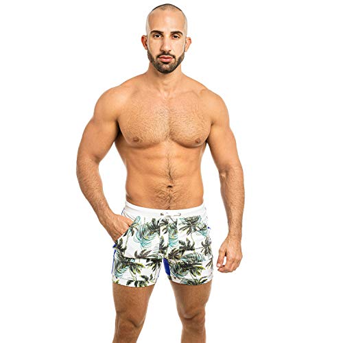 Taddlee Men's Swimwear Swimsuits Swimming Boxer Briefs Surf Board Trunks Pockets2