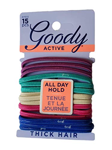 Goody Active Thick Hair All Day Hold, 15 Count