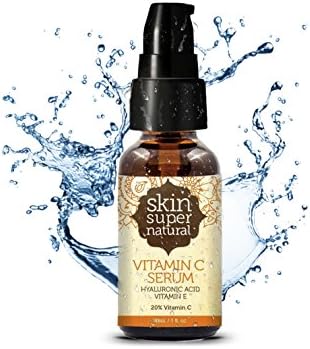 Skin Supernatural 20% strengh Vitamin C+Hyaluronic Acid - Your Anti-aging solution for face, neck, hands and chest - Finally a Dark Spot Remover that can help repair sun damage, fine lines and wrinkles - Always 100% Vegan, paraben free and made in the USA