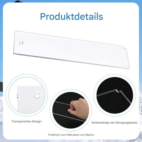 Grattoir portable robuste pour la neige et le snowboard (lot de 2 indispensables)