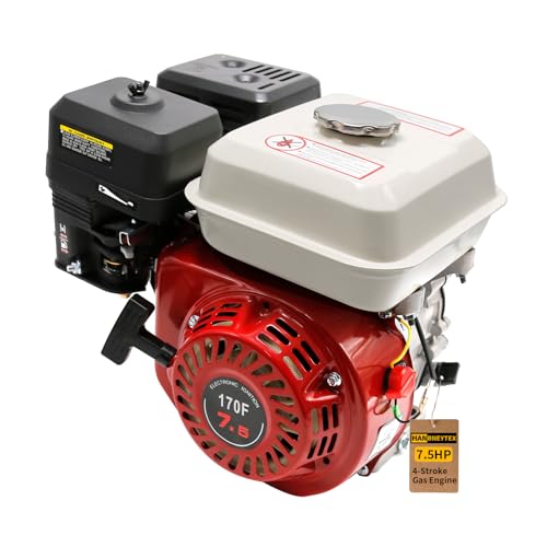 HANBENTYTEX 4-Stroke Gasoline Engine,3/4" Shaft 212CC 7.5HP Single Cylinder Air