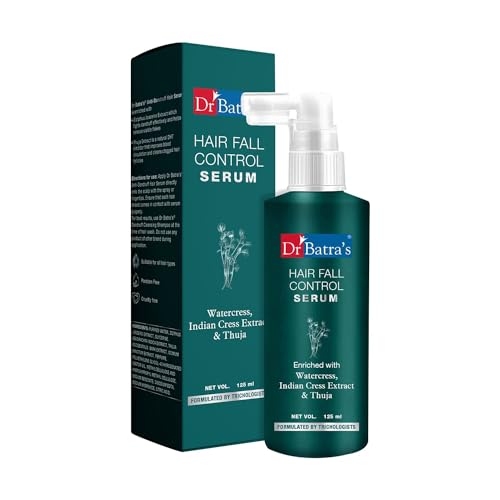 Image of Dr Batra's Hair Fall Serum - 125ml & Hair Fall Shampoo - 200 ml, Enriched with Thuja, Balanced scalp (Pack fo 2)