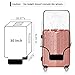 Esholife Luggage Covers for Suitcase Tsa Approved Clear PVC Waterproof Suitcase Covers Luggage Protectors 29-32Inch (27.16''H x 20.27''L x 12.40''W)