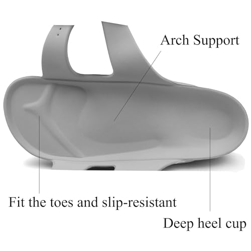 Image of L LOUBIT Women's Platform Sandals with Arch Support Pillow Soft Adjustable Buckle Slides Lightweight Non-Slip Summer Beach Shoes