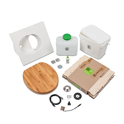 Kit de séparation Kildwick EasyLoo blanc pour installer des toilettes en van