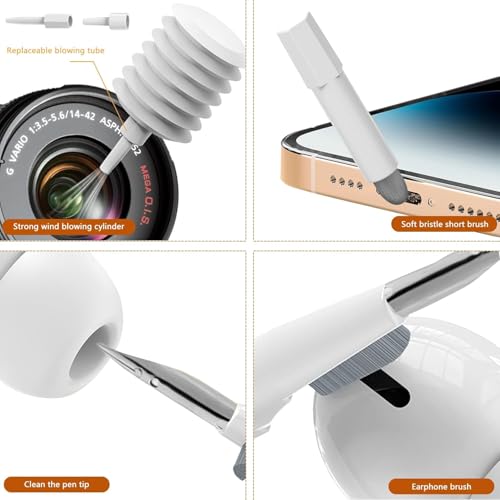 Image of Elvana Keyboard Cleaning Set, 20 in 1 Keyboard Cleaning Brush Kit, Cleaning Brush Electronic Cleaner for Technology Gadget Earbuds Laptop Mobile Phone Screen Smartphone Earphone Camera Lens