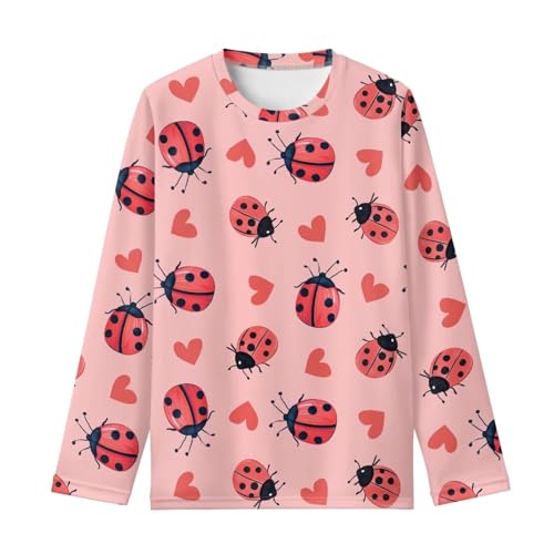 Elastic Shirts for Kids Long Sleeve Crewneck Shirts Breathable Tee Tops2