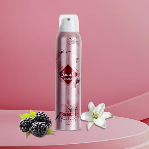 Image of Unlock Confidence with The French Factor Soul Charm Deodorant Spray for Women 150ml - Long-Lasting Fragrance