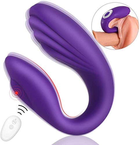 YACAC Fárfálla Vîbrántě Wireless Vîbrátöre Donna Sěssúále Morbido Silicone con Telecomando, Vîbrátöri Indössábîli Sěssúáli per Donna Púñtö Ġ USB 10 velocità Viola
