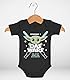 MoonWorks® Baby Body mit Spruch lustig Episode 1 Das Wars Jetzt Habe ich die Macht Yoda Parodie Jungen & Mädchen schwarz 3-6 Monate