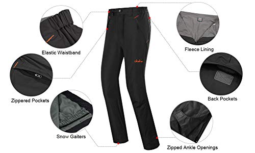 Clothin CP12010125 Men'S Snow Pant Fleece Lined Ski/Winter Pants-Waterproof thumb #2