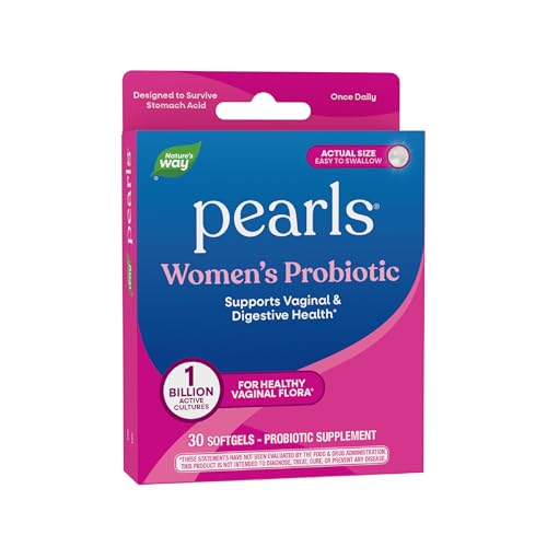 Nature's Way Probiotic Pearls Women's, 1 Billion Live Cultures, 30 Softgels