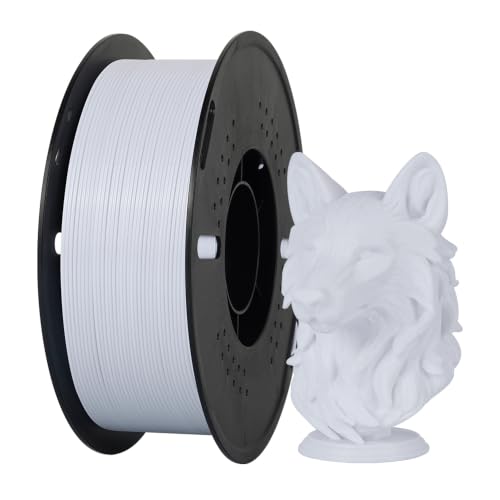 Kingroon PETG Filament 1.75, 3D Printer Filament Excellent Toughness Dimensional Accuracy ±0,02mm, 1kg Spool(2.2lbs) Fit