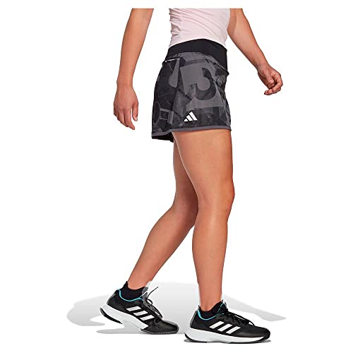 Photo de adidas Femme Club Tennis Graphic Skirt, Grey Five/Black/Carbon, XL