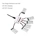 Makerfire 6pcs 1S 3.7V 750mAh Lipo Battery 30C with 6 in 1 Charger Molex Plug for Syma X5 X5A X5SW X5C X5C1 RC Quadcopter Drone Spare Parts