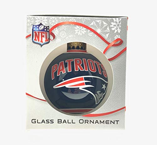 FOCO-NFL-Glass-Ball-Ornament-Limited-Edition-Christmas-Ball-Ornament-Show-Your-Team-Spirit-with-Officially-Licensed-Fan-Gear-New-England-Patriots