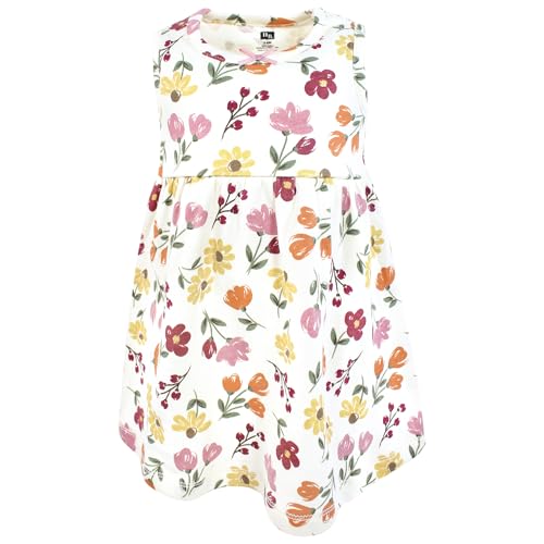 Image of Hudson Baby Girls' Cotton Dress and Cardigan Set