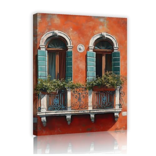 Toile de ferme italienne vintage YUNART pour salon et chambre 75x95cm