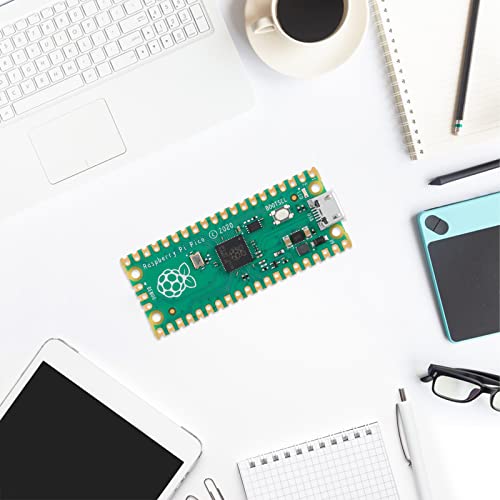 2Pcs Raspberry Pi Pico Development Board, Raspberry Pi RP2040 Dual-core ARM Cortex M0+ Processor, Running Up to 133 MHz, Support C/C++/Python, 2MB Quad SPI Flash Integrated with SPI/I2C/UART Interface - Image 3